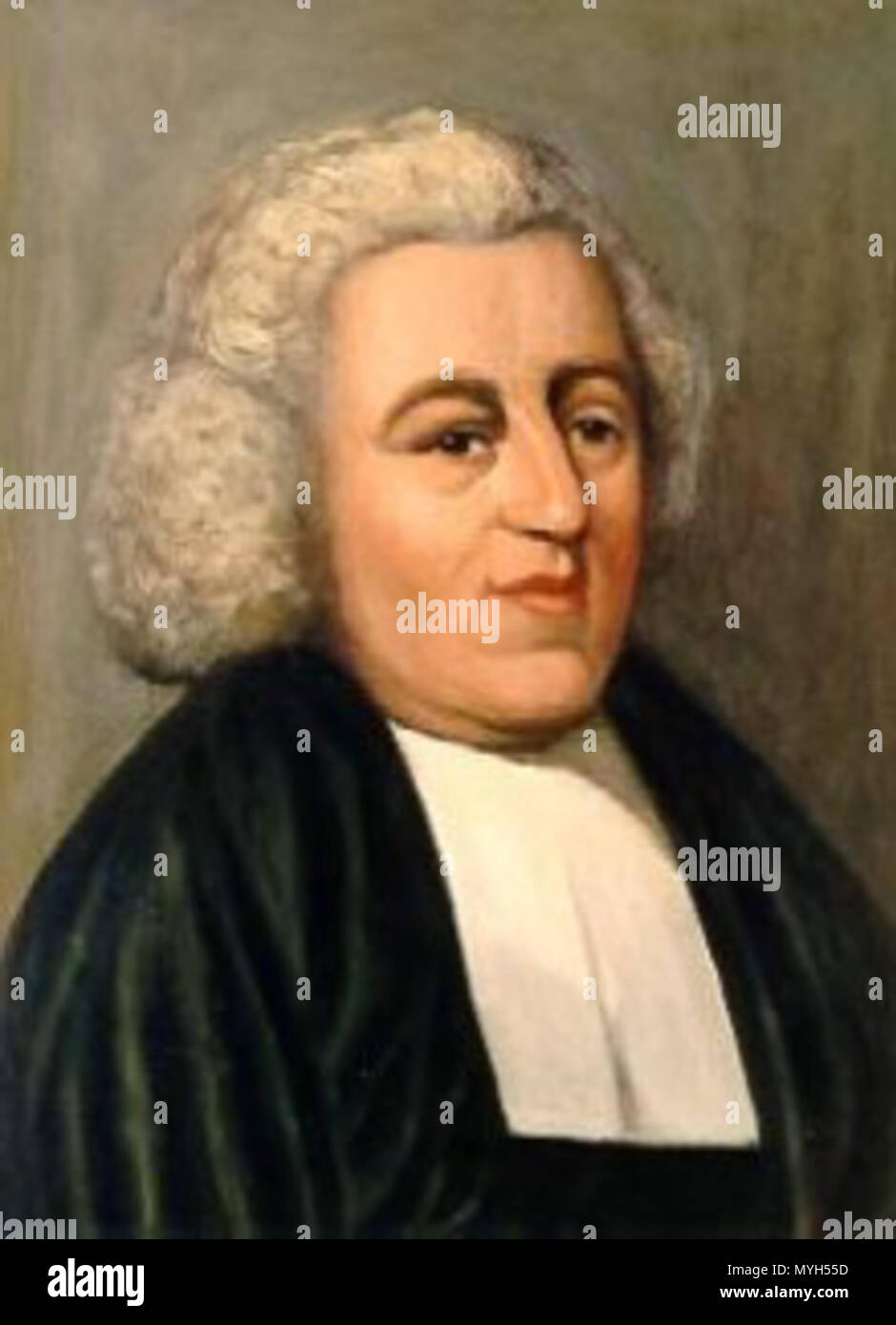 . Anglais : John Newton (1725-1807) . Portrait contemporain 281 JohnNewtonColor Banque D'Images