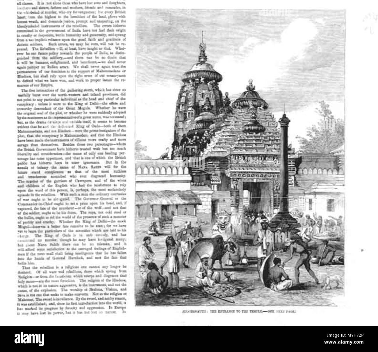 . Anglais : Vues de l'Illustrated London News et le graphique (certains avec coloration à la main plus tard, le tout à partir de ventes aux enchères ebay) : 'Loodhianah sur le Sutlej'*, 1846 soldats 'Sikh'* '1846, le British Museum'*, 1851 "Une Gare Indienne'*, 1854 (ci-dessus) 'Banyan Tree'* '1856, dépassé par les voyageurs l'inondation [d'un flash flood]'*, 1856 hindou "voyous et empoisonneurs'*, 1857 'Snake enchanteurs de l'inde'* '1857, ruines, Brahmunabad, sind'* 'Hindoostanee Dhoolie, 1857, utilisée par les hôpitaux et dans le domaine'*, 1857 'Le Chowk, ou Square, devant le palais du Rajah, Indore'*, le 3 octobre 1857 (avec Banque D'Images