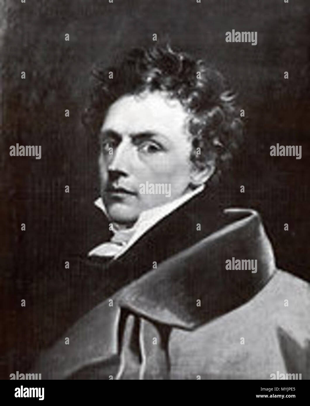 . Anglais : Johann Peter Krafft (1780-1856), peintre de la marine allemande, l'auto-portrait 1820 Deutsch : Johann Peter Krafft (1780-1856) Deutscher Maler, Selstbildnis 1820) . 1820. Johann Peter Krafft (1780-1856) 303 Johann Peter Krafft Autoportrait 1820 Banque D'Images