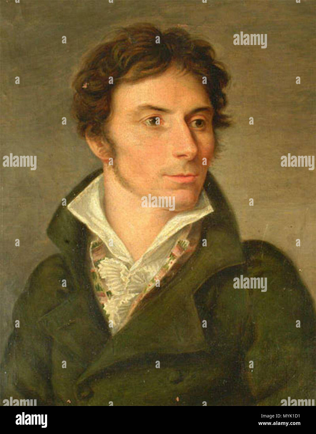 . Lorenz Oken (1779-1851) Deutsch : Lorenz Oken Oel auf Leinwand. UB Fribourg Kunst-Inv. 1/105 . 1819. Roux ( ?) 328 Lorenz Oken Portrait Banque D'Images