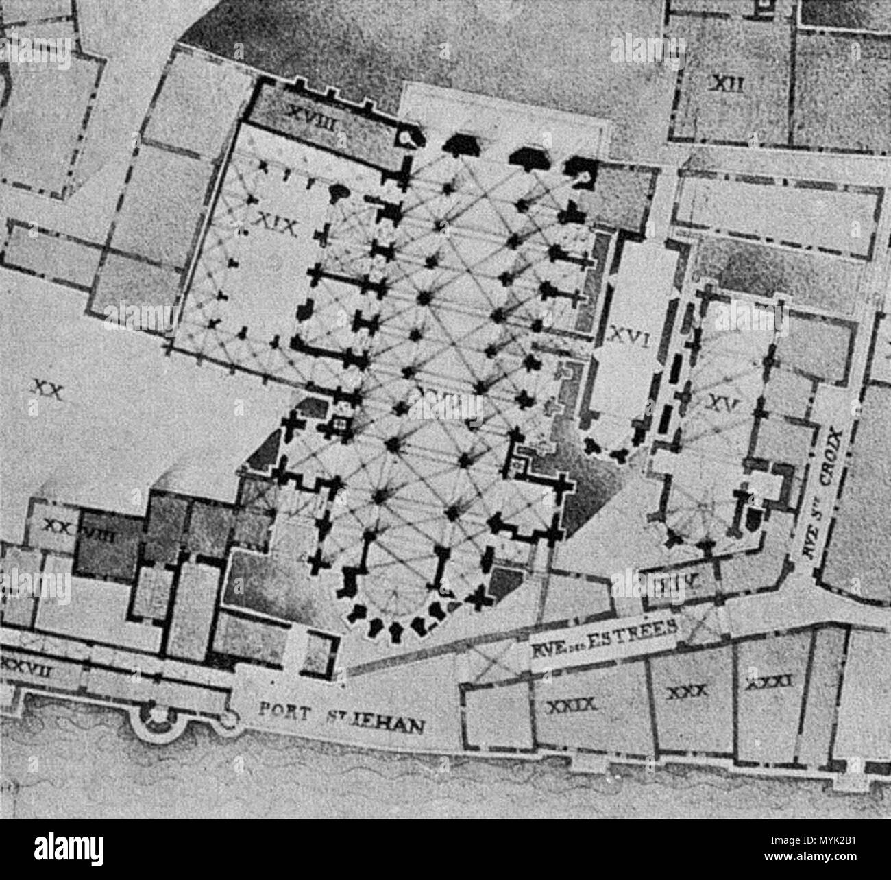 331 Lucien Bégule - La cathédrale de Lyon - 011 Banque D'Images