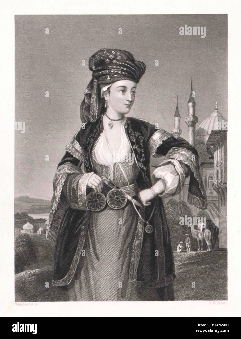 . Mary Wortley Montagu (1789-1762). New York : Derby & Jackson . 19e siècle 353 Mary Wortley Montague Banque D'Images