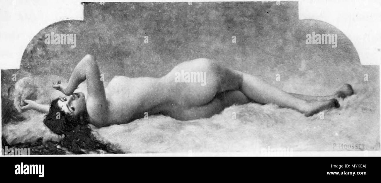 372 P Mousset étude Banque D'Images