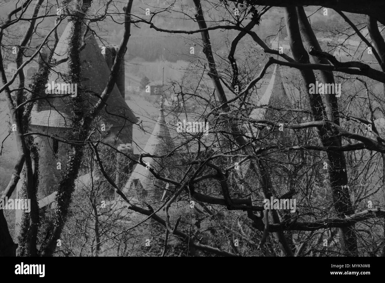 Castle Coch, pontypridd juste en dehors de Cardiff Banque D'Images