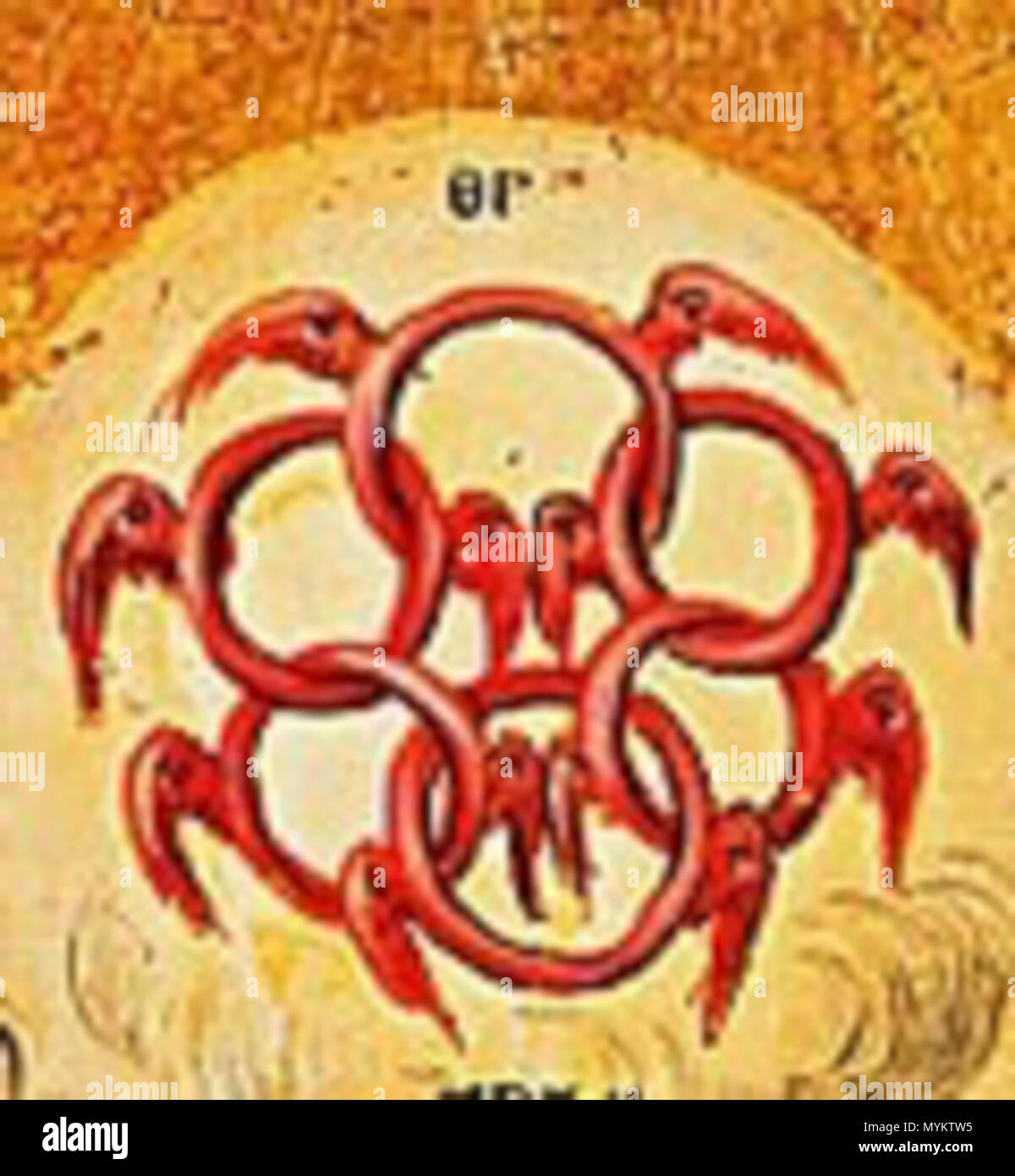 . Anglais : . . . Avant 19e cen.. Inconnu 389 neuf ordres d'anges ophanim Banque D'Images