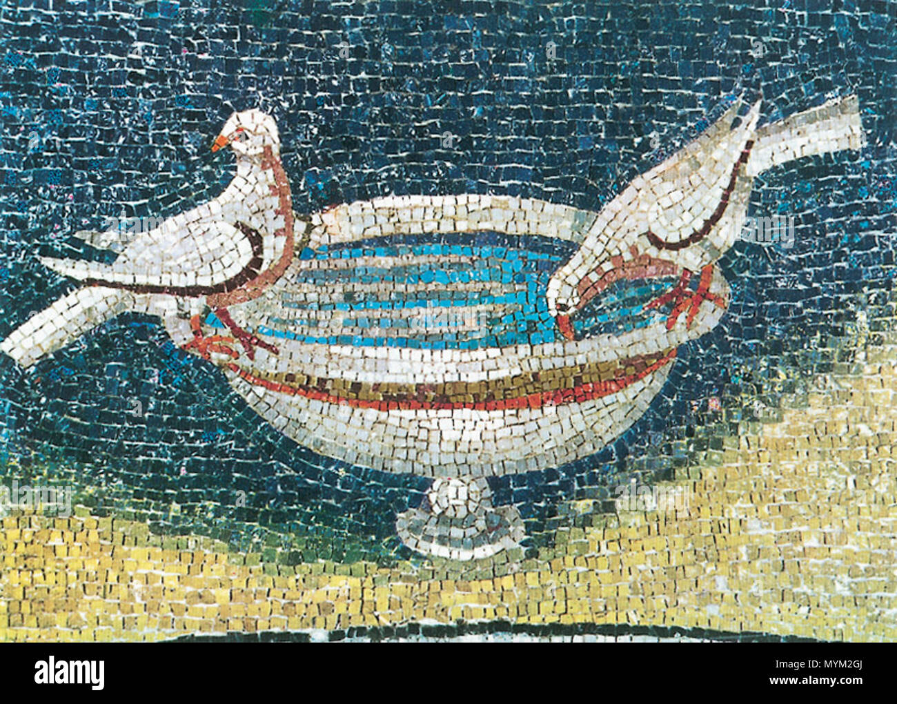 . Mosaïque de Galla Placidia Masoleum . 1ère moitié du 5ème siècle. anonimus 356 mausolées der Galla Placidia à Ravenne en 008 Banque D'Images