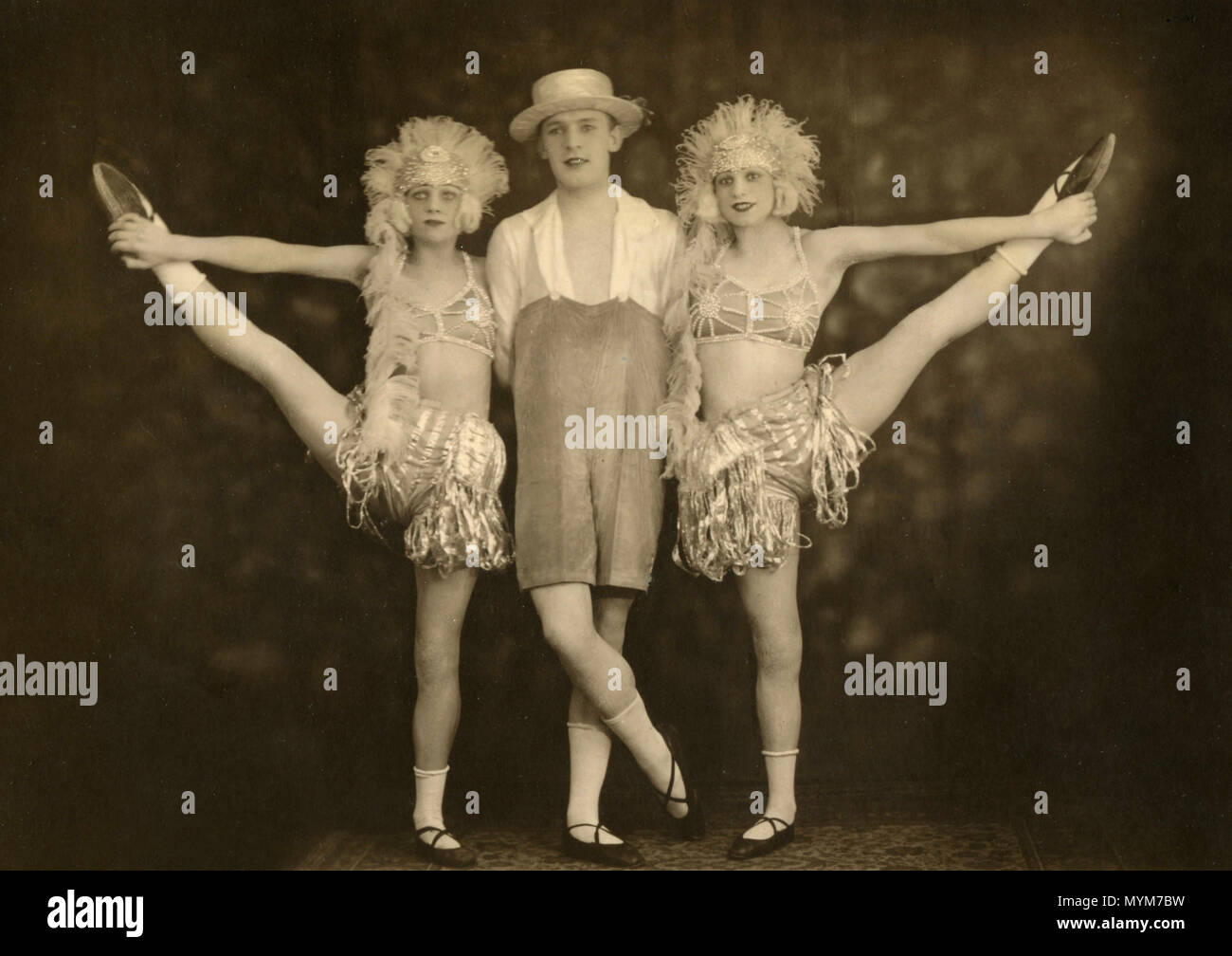 Cabaret burlesque, Italie 1920 Banque D'Images