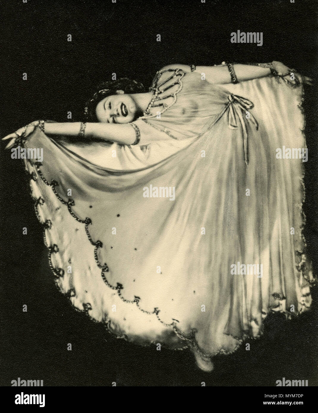 Cabaret burlesque danseuse acrobatique : Ruth Fulda, Italie 1920 Banque D'Images