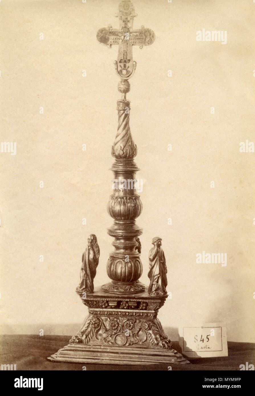 Le Stauroteca de Gaeta, Italie 1880 Banque D'Images