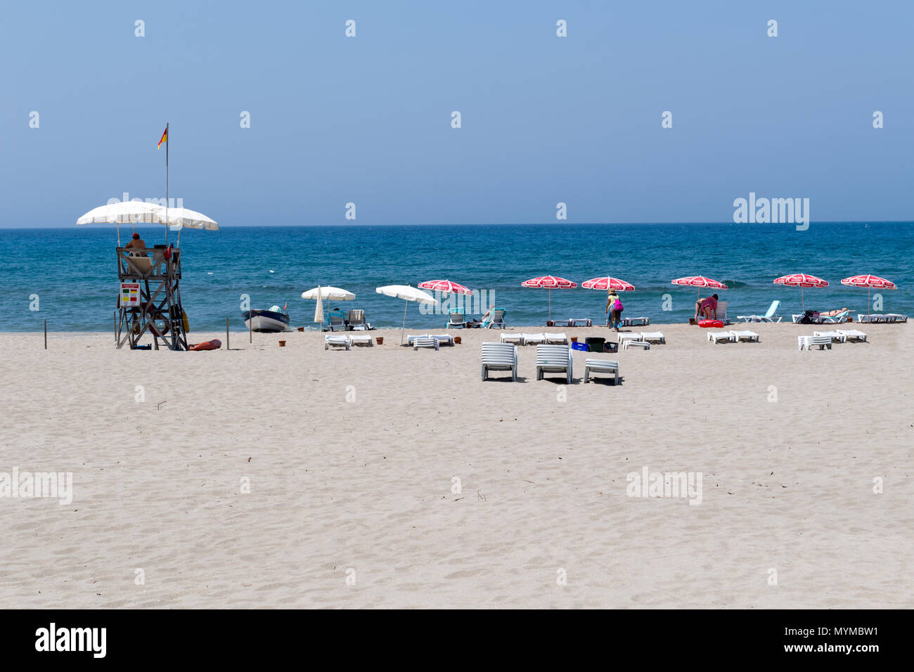 La plage de Patara , Kas, Antalya, Turquie, Moyen-Orient Banque D'Images