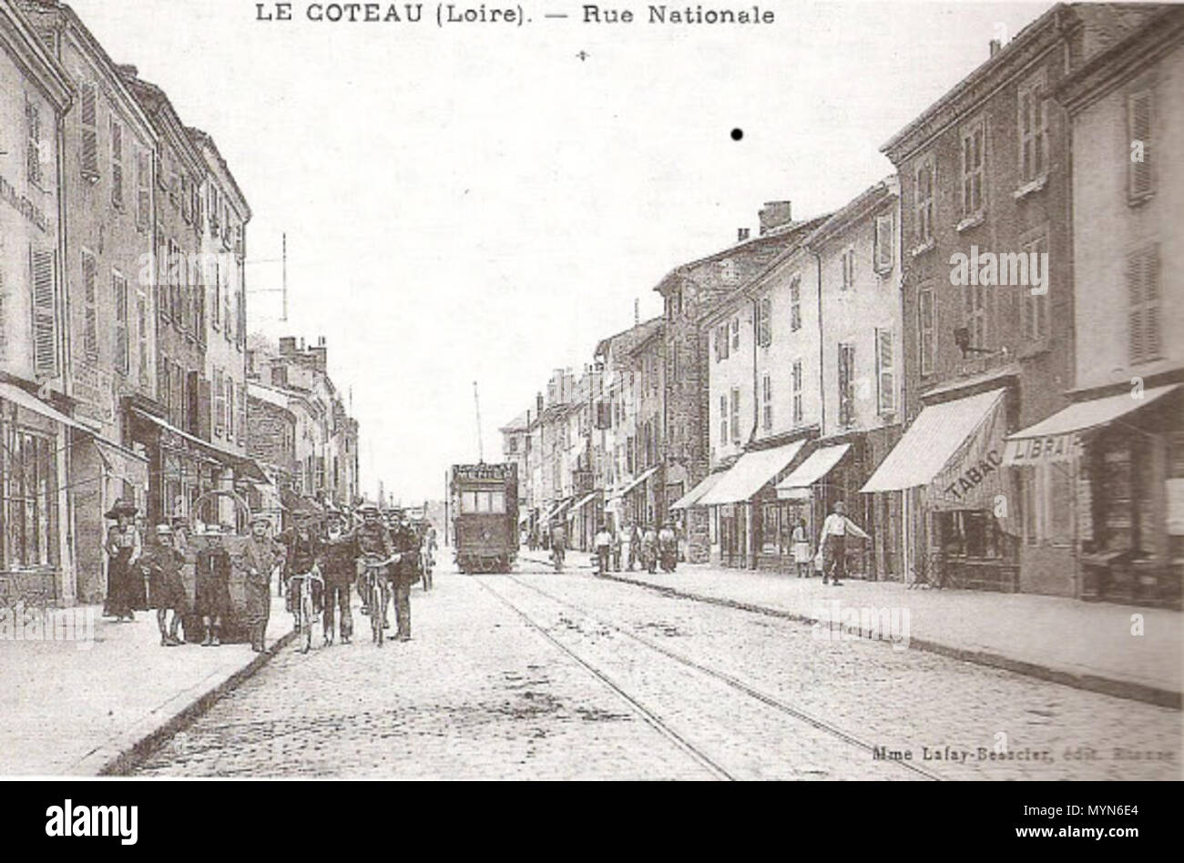 . English : Avenue de la libération au début du XXe siècle . 1900. Arneonreloi 57 Avenue de la libération (1) Banque D'Images