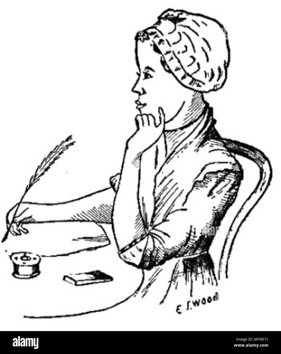 . Côté blanc d'un objet noir . 1897. Norman B. Wood 420 Phillis Wheatley Banque D'Images