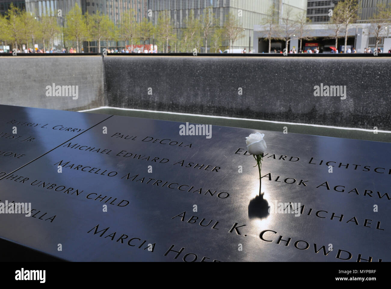 World Trade Center memorial Banque D'Images