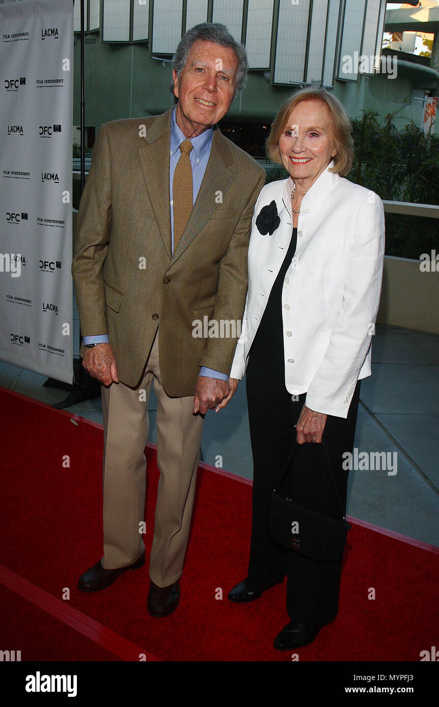 Eva Marie Saint et mari Jeffrey - Hommage au producteur / réalisateur Norman Jewison au Musée LACMA à Los Angeles.05 SaintEvaMarie  05 jeffrey événement dans la vie d'Hollywood, Californie - Red Carpet Event, USA, Cinéma, Célébrités, photographie, Bestof, Arts, Culture et divertissement, Célébrités, Mode de vie meilleure, Hollywood, événement dans la vie d'Hollywood, Californie - Tapis rouge et en coulisses, musique, célébrités, Topix en couple, en famille (mari et femme) et les enfants - les enfants, frères et sœurs, tsuni@Gamma-USA.com Tsuni enquête de crédit / USA, 2006 à 2009 Banque D'Images