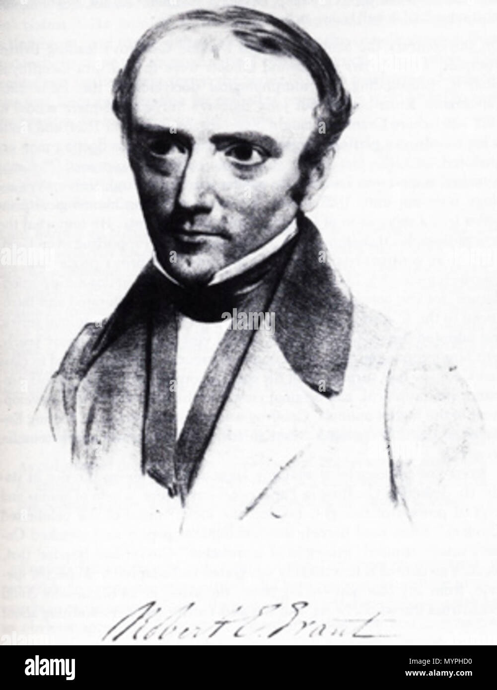 . Anglais : la reproduction photographique d'un croquis ou de lithographie Robert Edmond Grant . est. 1837-40. 457 Inconnu Robert Grant272 Banque D'Images