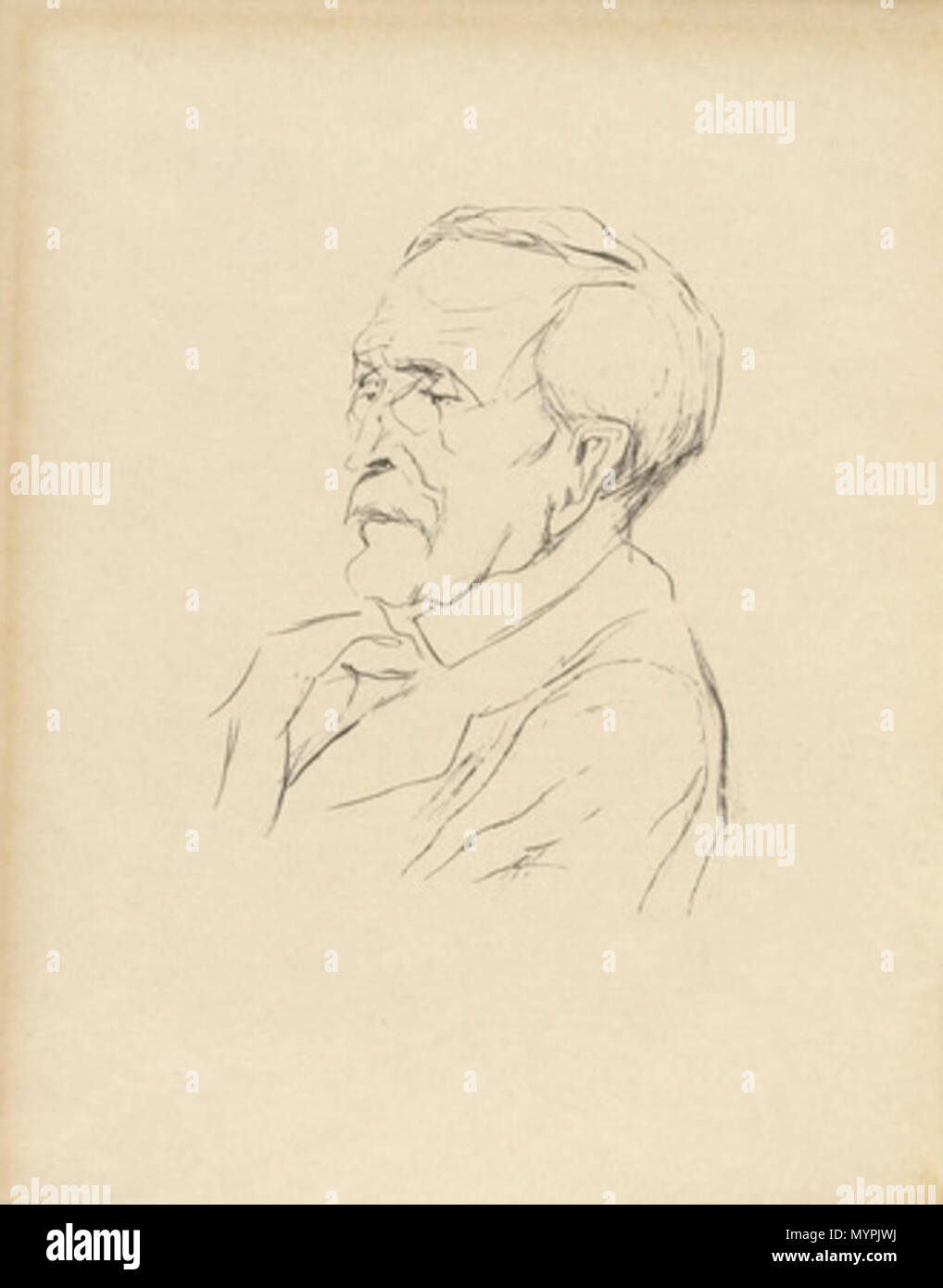 464 Rudolf Großmann - Portrait Wilhelm von Bode, 1925 Banque D'Images