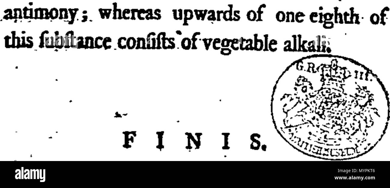 . Anglais : fleuron de livre : Un essai sur la nomenclature chimique, par Stephen Dickson, M. D. Médecin de l'État en Irlande ; le professeur de l'exercice de la médecine au Trinity College de Dublin, Vice-président de l'Ordre des médecins ; Secrétaire du Comité des sciences de la R. I. A ; F. R. S. S. A. et de différentes sociétés médicales à Londres, Edimbourg, Dublin, &c. dans lesquels sont composés d'observations sur le même sujet, par Richard Kirwan, LL. D. F. R. S. M. R. I. A et de l'Académie d'Upsal, Stockholm, Berlin, Manchester, Philadelphie, &c. 319 Un essai sur la nomenclature chimique, par Stephen Banque D'Images