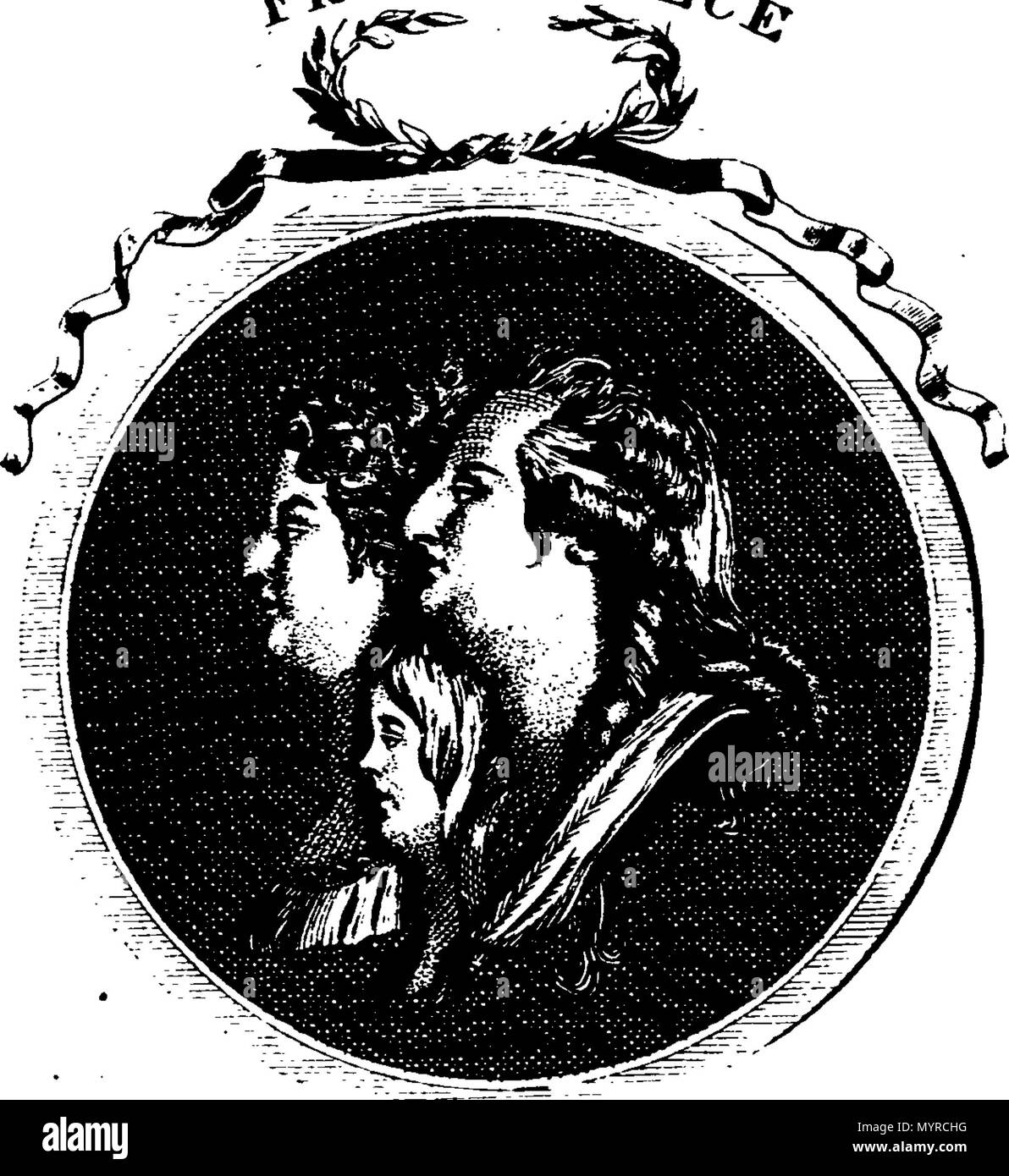 . Anglais : Fleuron du livre : une vue historique de la Révolution française, à partir de l'assemblage des Etats Généraux en mai 1789, à l'acceptation de la constitution républicaine en septembre, 1795. Avec un détail complet des causes qui ont produit, et les conséquences qui ont une grande volonté politique que de abondaient Phaenomenon. 342 Une vue historique de la Révolution française Fleuron T063094-2 Banque D'Images