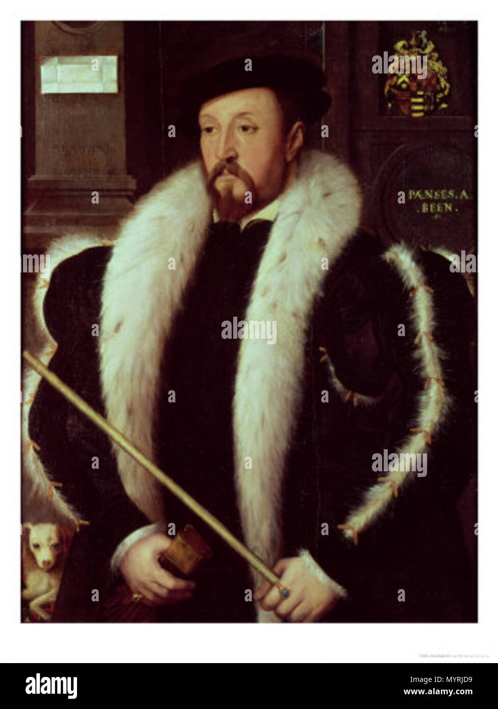 . Portrait de Thomas Wentworth, 1er baron Wentworth (1501-1551) . 1547 365 1stLordWentworth Banque D'Images
