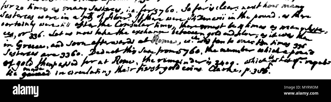 . Anglais : Fleuron du livre : une enquête sur la valeur de l'argent de l'antiquité grecque et romaine. Par Matthew Raper, Esq, F.R.S. Lire devant la Royal Society, A.D. 1771. 346 Une enquête sur la valeur de l'argent de l'antiquité grecque et romaine Fleuron T176423-2 Banque D'Images