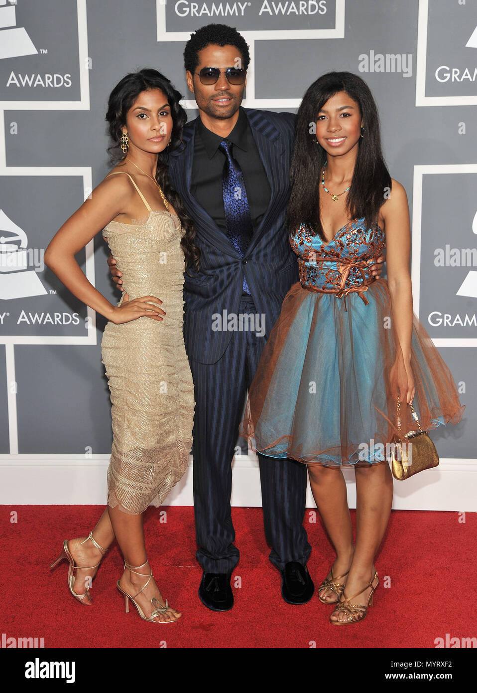 Eric Benet & Amie Manuella & Fille Inde- 51e Grammy Awards 2009 au Staples Center de Los Angeles.BenetEric GirlfriendManuella DaughterIndia 2304 Événement dans la vie d'Hollywood, Californie - Red Carpet Event, USA, Cinéma, Célébrités, photographie, Bestof, Arts, Culture et divertissement, Célébrités, Mode de vie meilleure, Hollywood, événement dans la vie d'Hollywood, Californie - Tapis rouge et en coulisses, musique, célébrités, Topix en couple, en famille (mari et femme) et les enfants - les enfants, frères et sœurs, tsuni@Gamma-USA.com Tsuni enquête de crédit / USA, 2006 à 2009 Banque D'Images