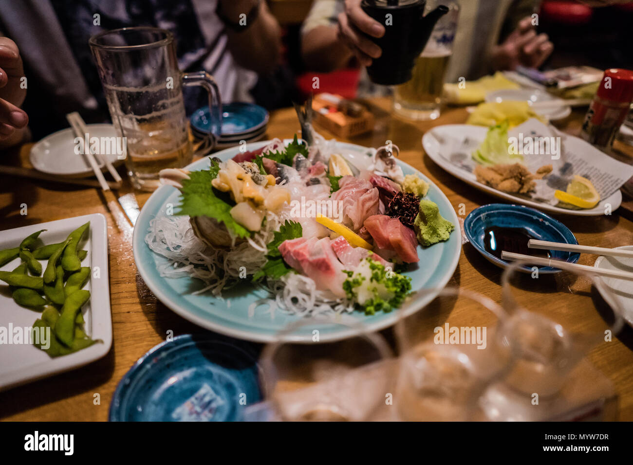 Sashimi au Japon Banque D'Images