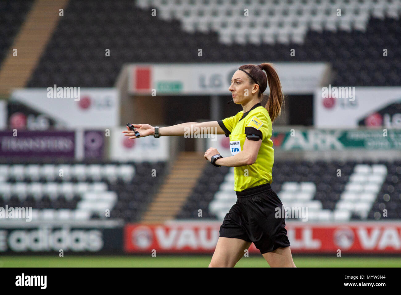 Swansea, Pays de Galles, Royaume-Uni. 7 juin, 2018. L'équipe du Pays de Galles. Pays de Galles face à la Bosnie-Herzégovine stade Liberty. Lewis Mitchell/Alamy Live News. Banque D'Images