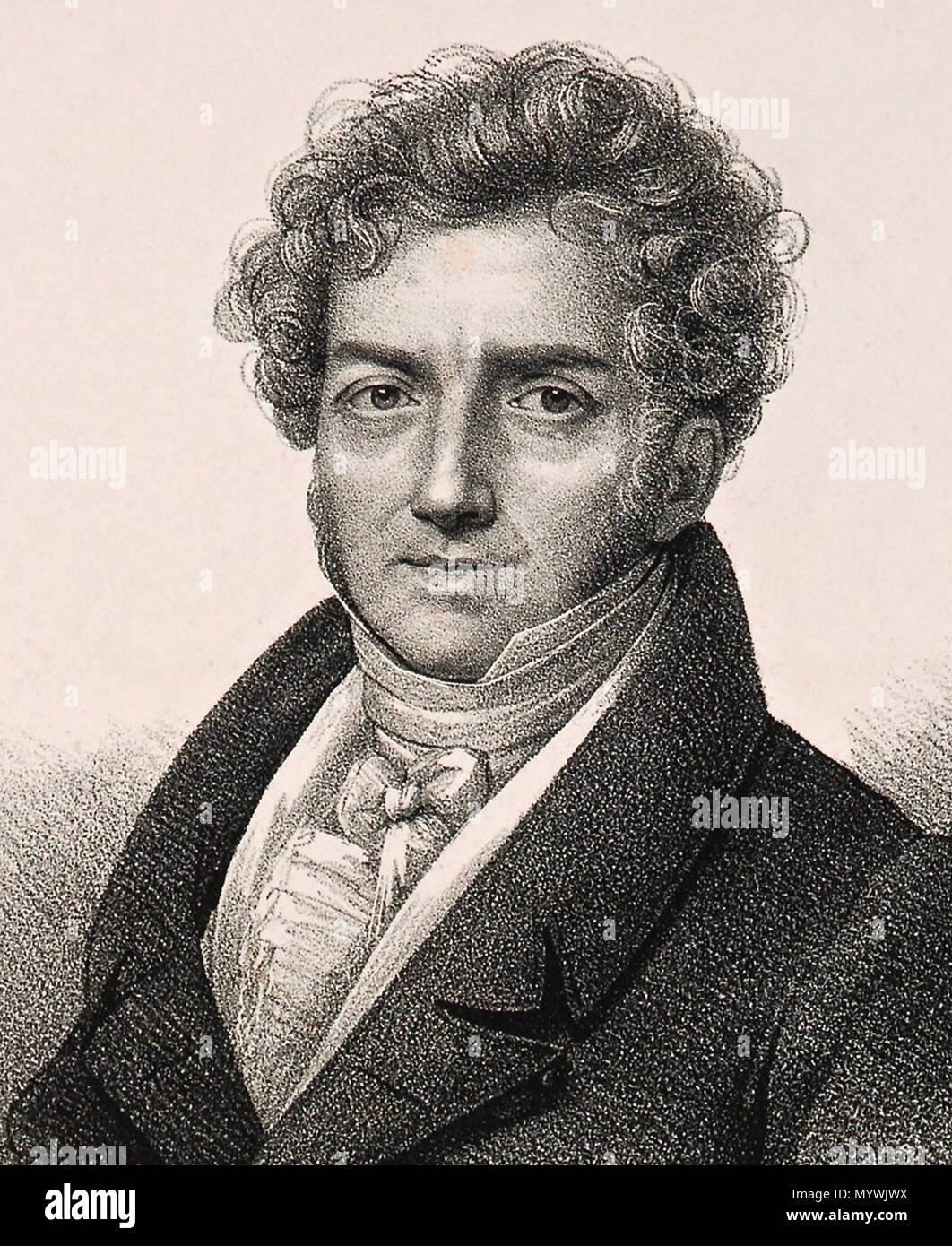 24 Dacurme d'après Hippolyte-Louis Garnier François-Adrien Boieldieu 1826 détail Banque D'Images