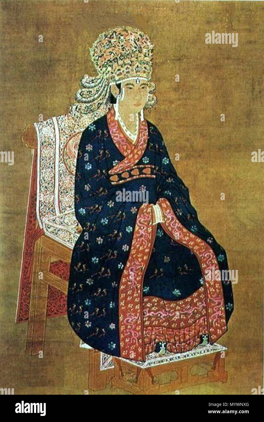 Le portrait officiel de l'Impériale Dynastie Song's impératrices . Dynastie  Song. Peintre impérial 1 B Dynastie Song Shenzong Empress of 1 Photo Stock  - Alamy
