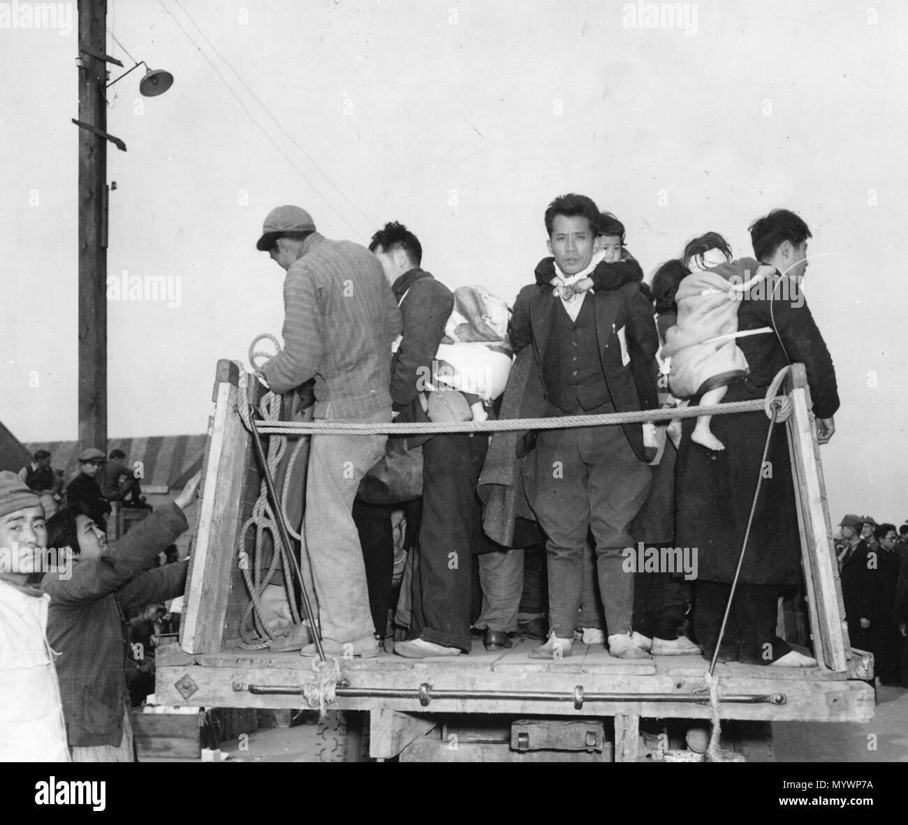 . Simple English : en vertu de la reddition du Japon pour les Alliés (États-Unis et Chine) 2 Abandon Japon Chine US 28 Banque D'Images