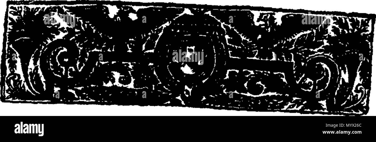 . Anglais : Fleuron du livre : Astro-Theology : ou, d'une manifestation de l'être et les attributs de Dieu, d'un sondage mené auprès des cieux. Illustré avec des plaques de cuivre. Par Derham W., Chanoine de Windsor, Recteur de Upminster dans l'Essex, et F. R. S. 383- Astro-Theology, ou d'une manifestation de l'être et les attributs de Dieu, d'un sondage mené auprès des cieux le fleuron T068038-53 Banque D'Images
