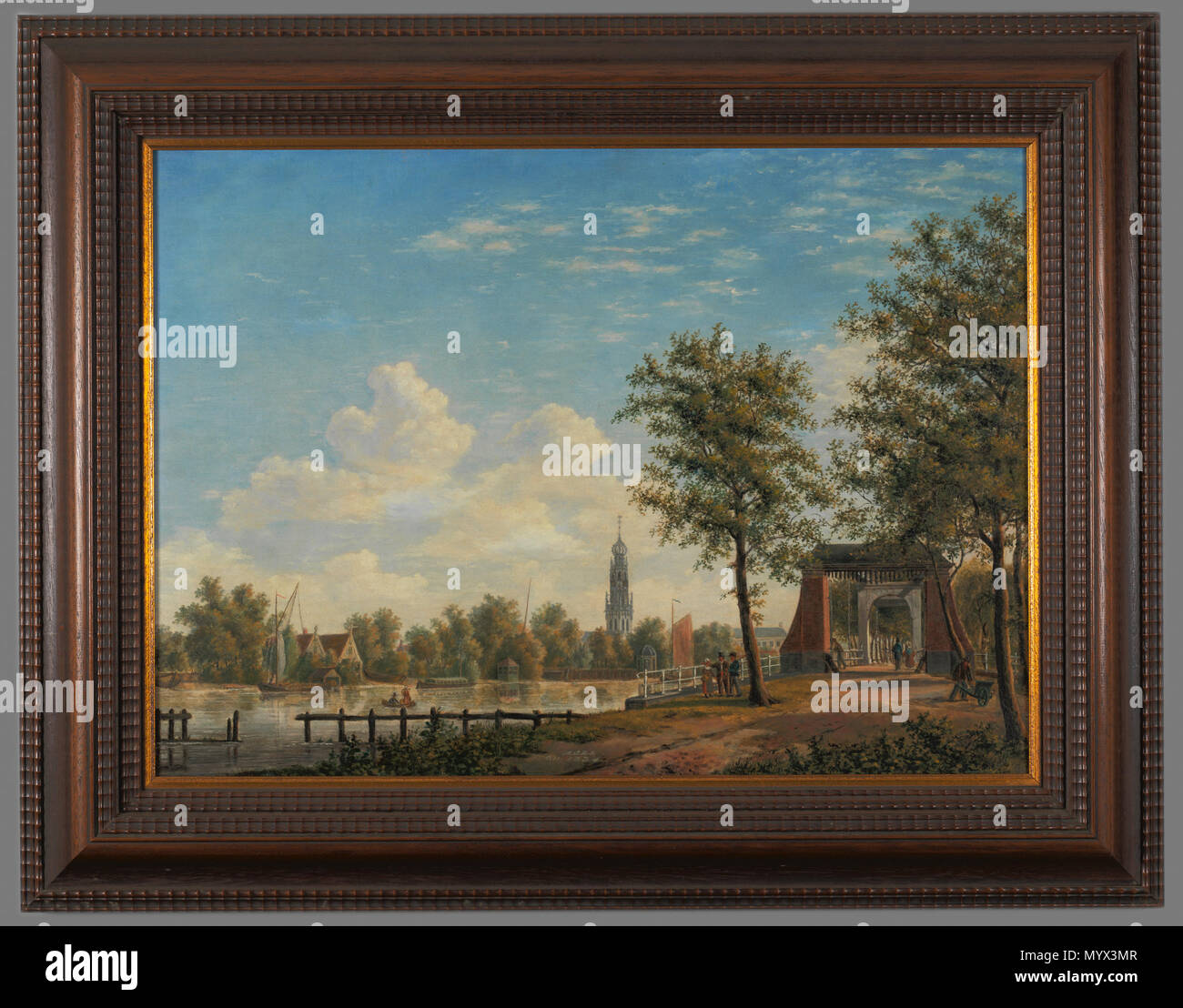 . Anglais : Het Friese- d'Vrouwehek te Haarlem . 1834. Rente Linsen, Anthony Gabriel 48 Het Friese- d'Vrouwehek Banque D'Images . Anglais : Het Friese- d'Vrouwehek te Haarlem . 1834. Rente Linsen, Anthony Gabriel 48 Het Friese- d'Vrouwehek Banque D'Images