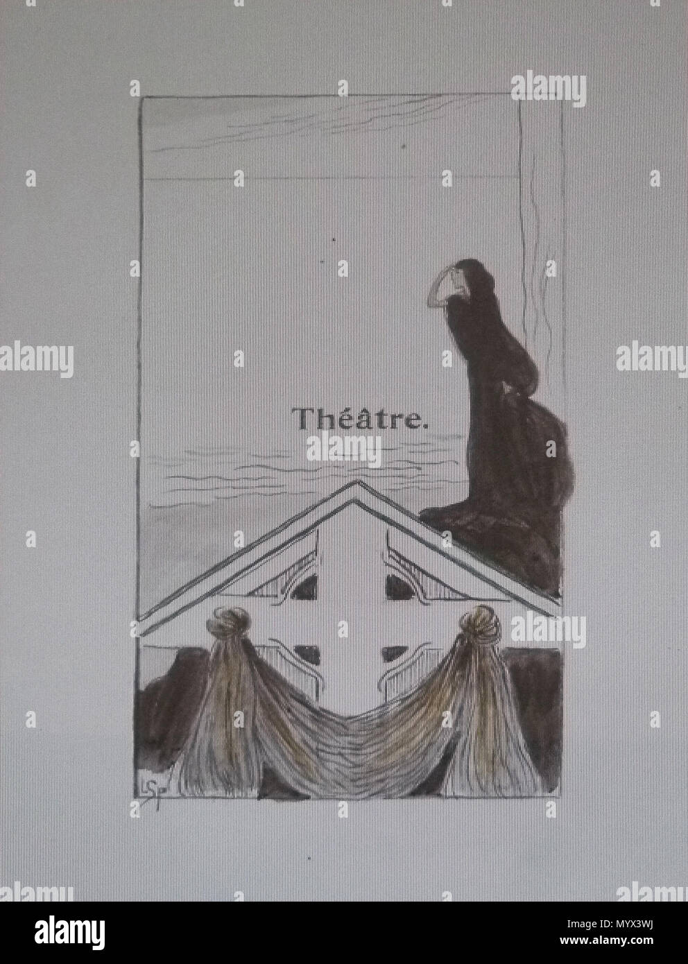 68 Maeterlinck - Théâtre volume III - titelillustratie Banque D'Images 68 Maeterlinck - Théâtre volume III - titelillustratie Banque D'Images