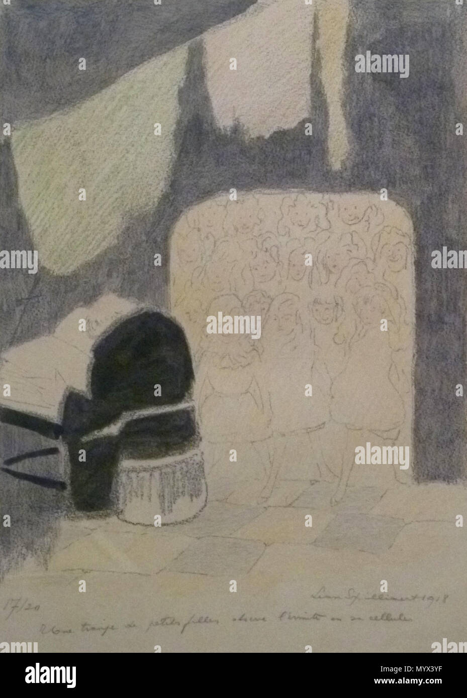 67 Léon Spilliaert (1918) - Cloche de verre - Les Serres chaudes Banque D'Images