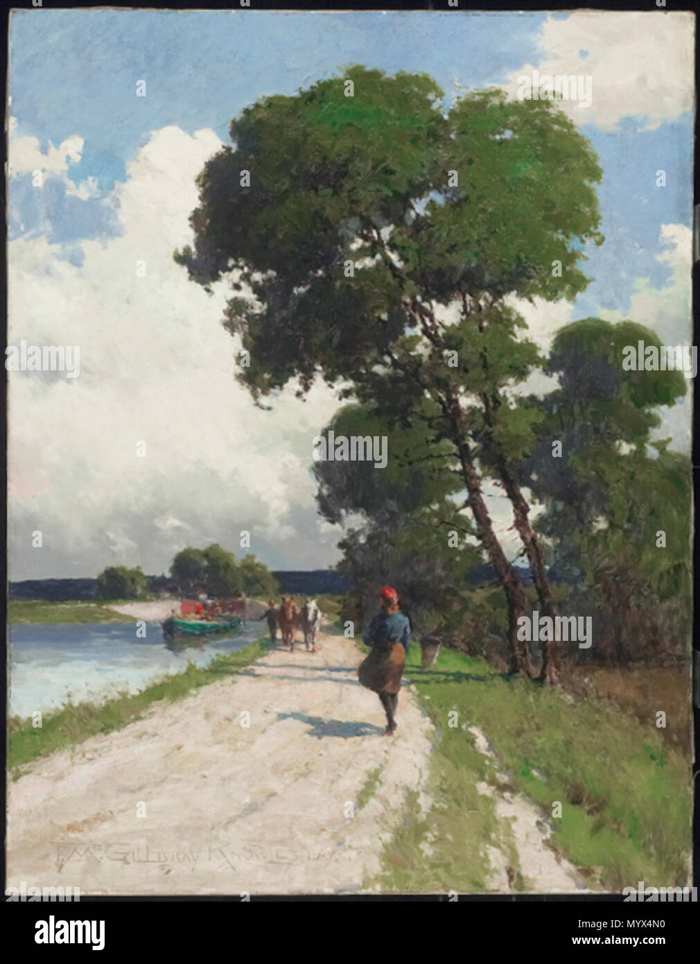 . Une Breezy Day . 1903. Farquhar McGillivray Knowles (1859-1932) peintre canadien Description Date de naissance/décès 22 Mai 1859 9 avril 1932 Lieu de naissance/décès Syracuse, New York, États-Unis Toronto, Ontario, Canada Lieu de Travail Canada, New York le contrôle d'autorité : Q17479683 : VIAF ?1041475281 Un breezy day, 1903, Farquhar McGillivray Knowles Banque D'Images