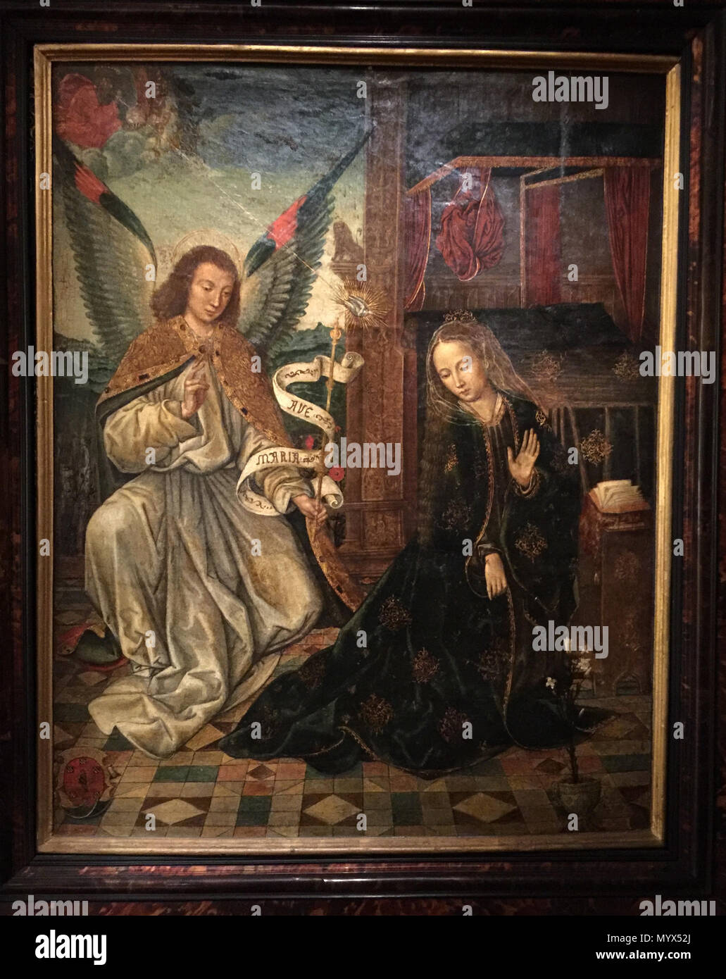 . English : Peinture exposée à Palerme, 'icilië, pittura fiamminga" (2018) . 1500. Gérard David (1460-1523) 40 Gerard David 1460-1523 La Madeleine Banque D'Images