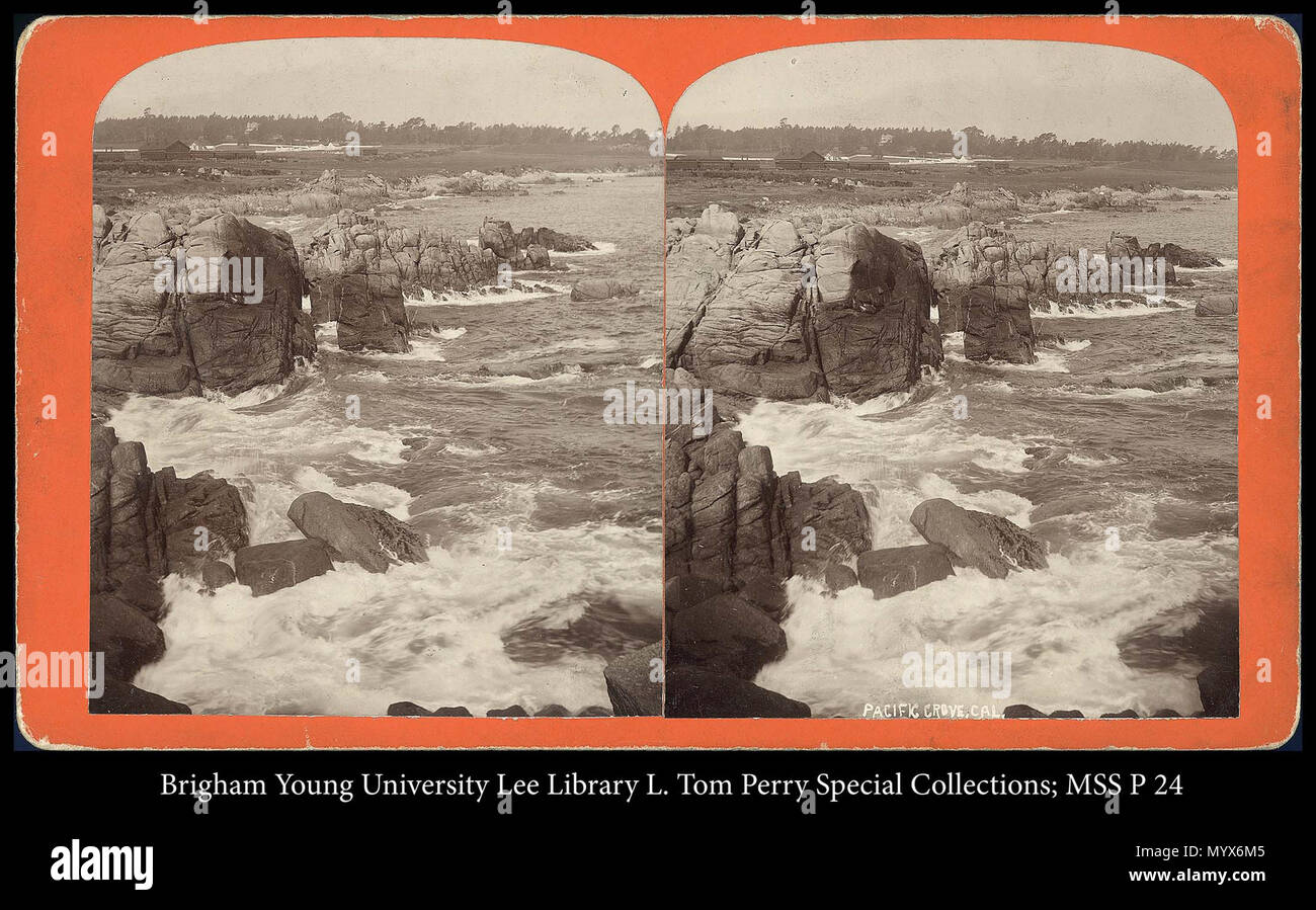 N° d'appel : MSS P24 Dossier Encadré 1 3 . 51 MSS P 24 B1 F3. Entre vers 1870 et vers 1890 17 Pacific Grove, en Californie Banque D'Images