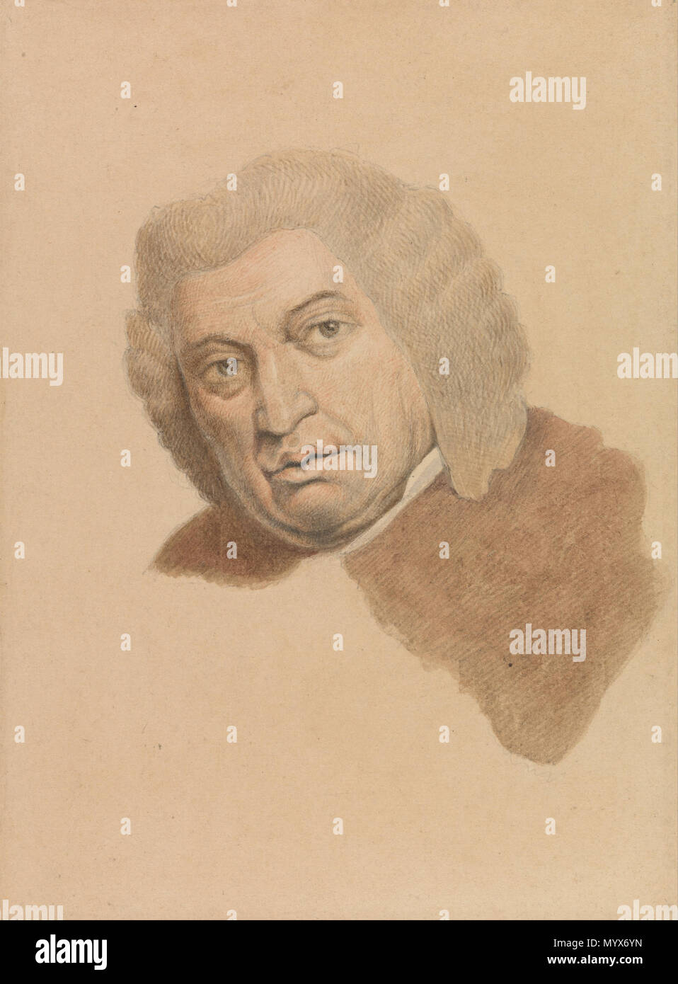 . Samuel Johnson . sans date 5 Samuel Johnson - Google Art Project Banque D'Images