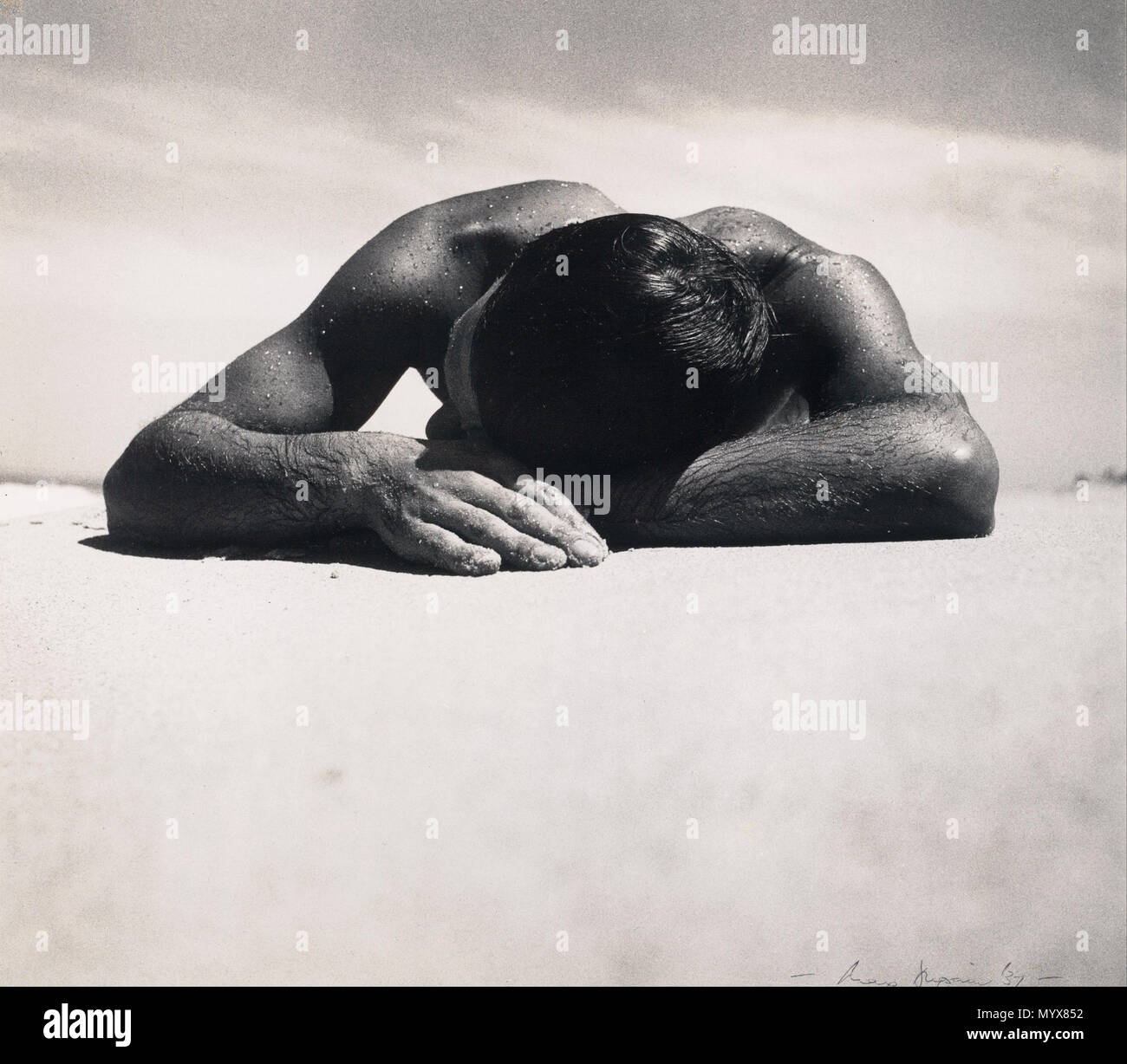 . Sunbaker . 19372 Max Dupain - Sunbaker - Google Art Project Banque D'Images