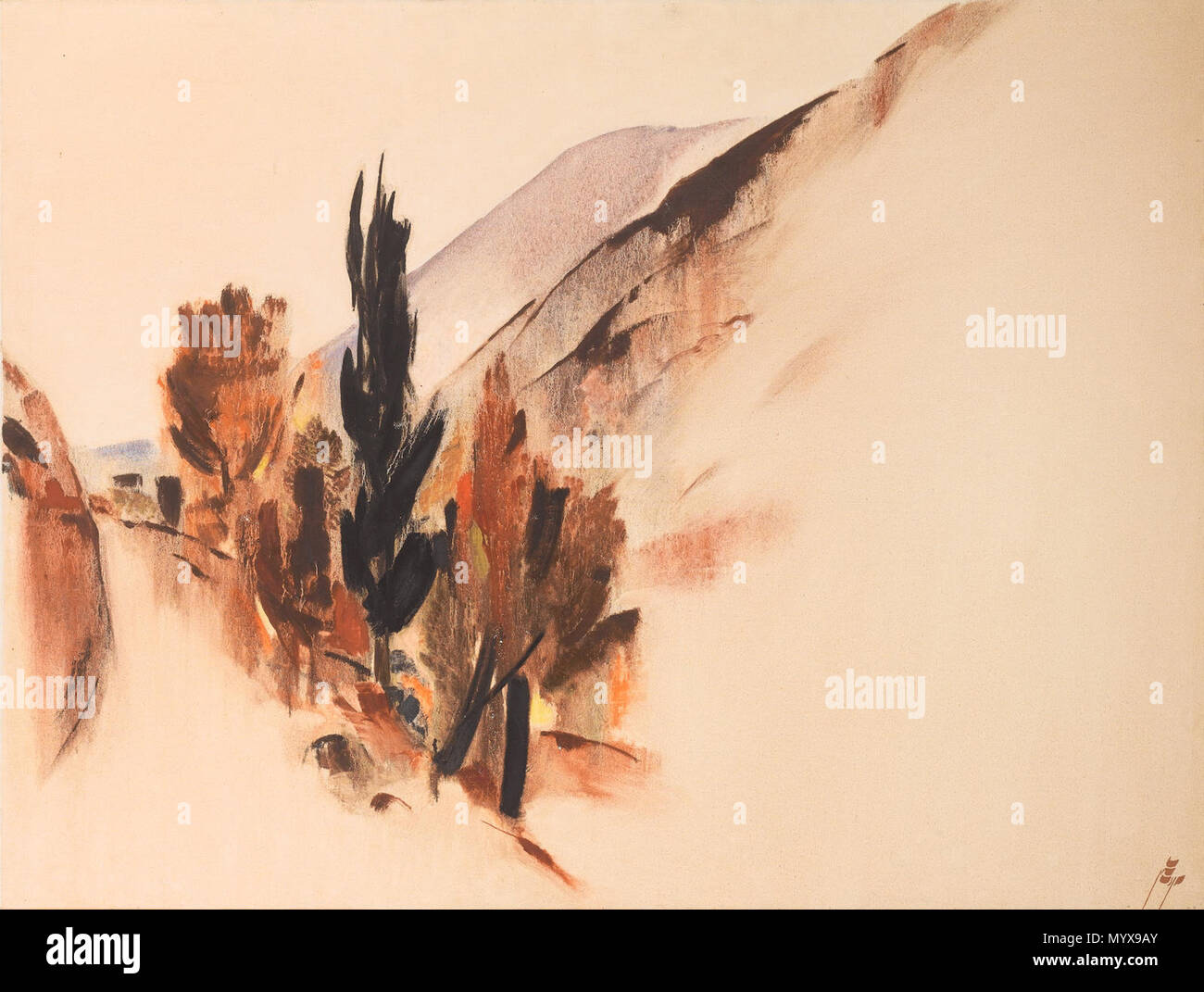 . Anglais : Kashan huile sur toile, signée en bas à droite, encadrée 96 x 128 cm. Notes de Provenance : Collection privée, Paris : acquis directement de l'artiste. . Date inconnue. Sohrab Sepehri (1928-1980), peintre iranien Description poète et écrivain Date de naissance/décès 7 Octobre 1928 21 avril 1980 Lieu de naissance/décès Kashan Téhéran Téhéran Iran (lieu de travail) le contrôle d'autorité : Q469991 : VIAF ?41851171 ISNI : ?0000 0001 0891 0226 RCAC : ?n80002910 GND : ?119026546 028276809 SUDOC : ?1 WorldCat par Sohrab Sepehri Kashan Banque D'Images