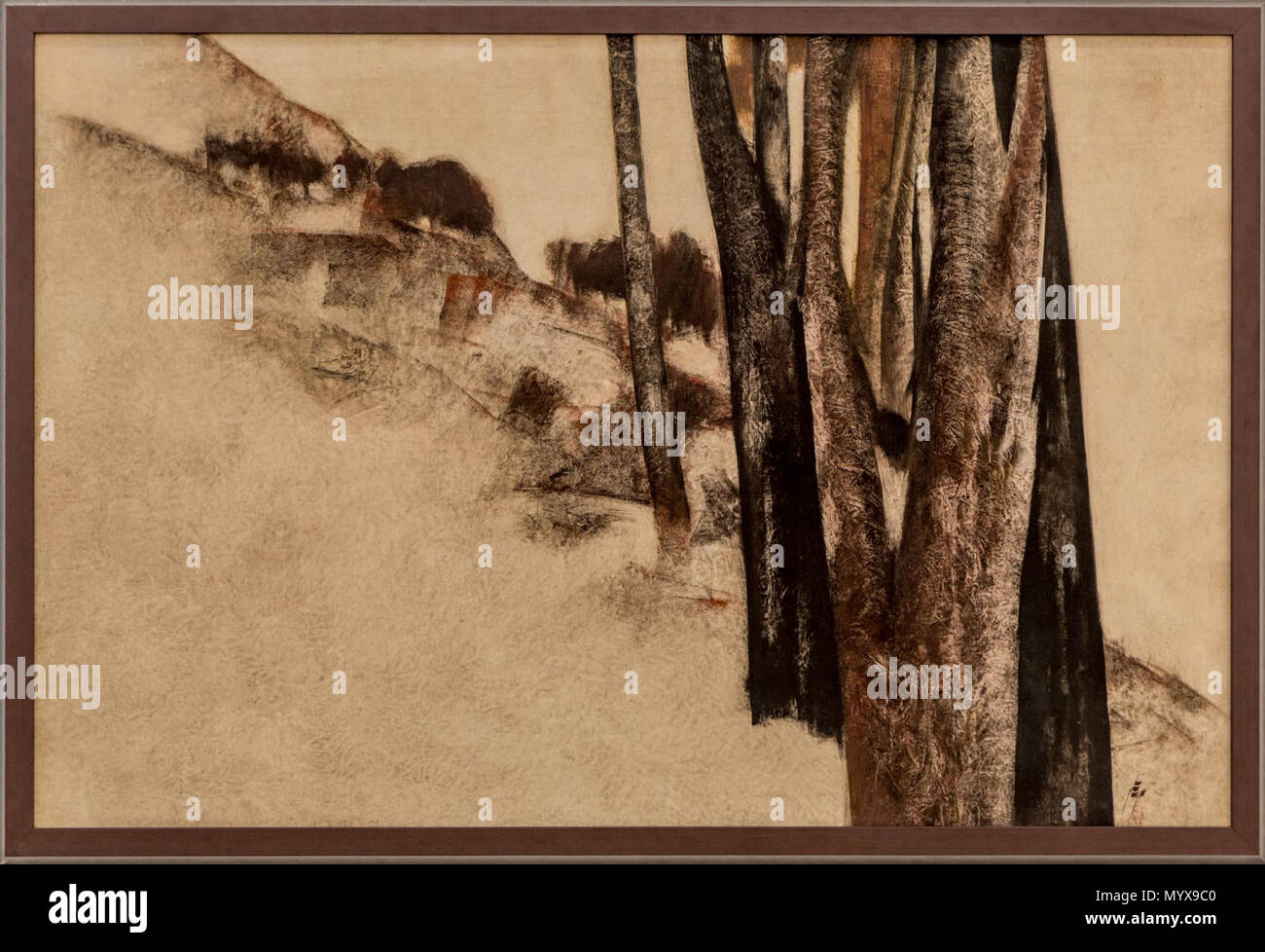 . Anglais : Sans titre (tiré de l'arbre série) Huile sur toile 100 * 150cm . 1970. Sohrab Sepehri (1928-1980), peintre iranien Description poète et écrivain Date de naissance/décès 7 Octobre 1928 21 avril 1980 Lieu de naissance/décès Kashan Téhéran Téhéran Iran (lieu de travail) le contrôle d'autorité : Q469991 : VIAF ?41851171 ISNI : ?0000 0001 0891 0226 RCAC : ?n80002910 GND : ?119026546 028276809 WorldCat SUDOC : ?1 Sans titre (de la série d'arbres) Banque D'Images