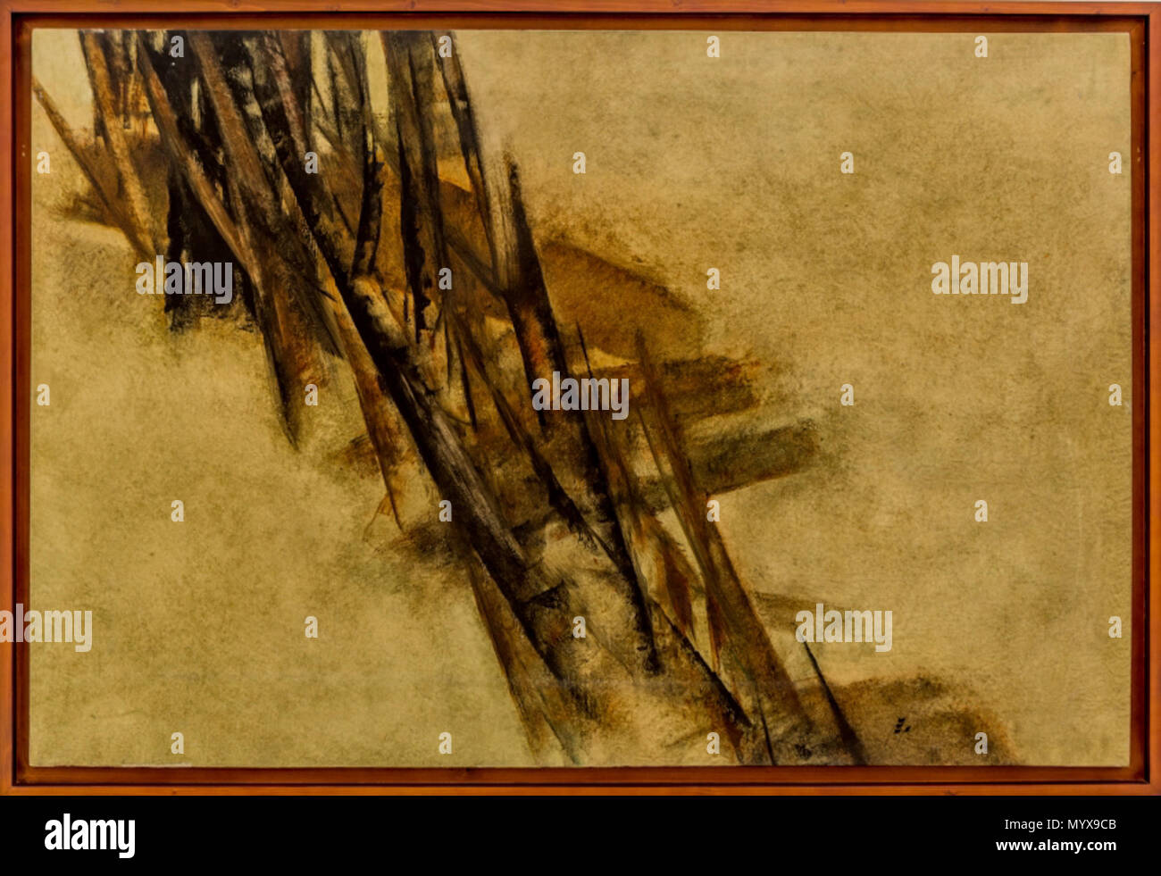 . Anglais : Sans titre (de la série tronc d'arbre) Huile sur toile 100 * 150 cm . 1970. Sohrab Sepehri (1928-1980), peintre iranien Description poète et écrivain Date de naissance/décès 7 Octobre 1928 21 avril 1980 Lieu de naissance/décès Kashan Téhéran Téhéran Iran (lieu de travail) le contrôle d'autorité : Q469991 : VIAF ?41851171 ISNI : ?0000 0001 0891 0226 RCAC : ?n80002910 GND : ?119026546 028276809 WorldCat SUDOC : ?1 Untitled par Sohrab Sepehri (15) Banque D'Images