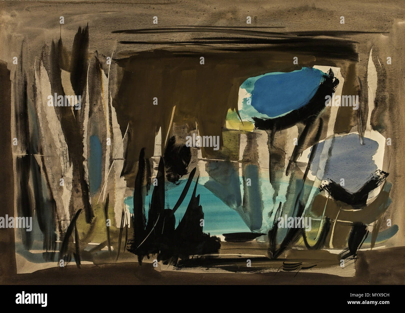 . Anglais : Sans titre, 1959-1963 Aquarelle sur papier et 18 9/10 × 26 × 48 4/5 in ; 68 cm . Entre 1959 et 1963. Sohrab Sepehri (1928-1980), peintre iranien Description poète et écrivain Date de naissance/décès 7 Octobre 1928 21 avril 1980 Lieu de naissance/décès Kashan Téhéran Téhéran Iran (lieu de travail) le contrôle d'autorité : Q469991 : VIAF ?41851171 ISNI : ?0000 0001 0891 0226 RCAC : ?n80002910 GND : ?119026546 028276809 WorldCat SUDOC : ?1 Untitled par Sohrab Sepehri (19) Banque D'Images