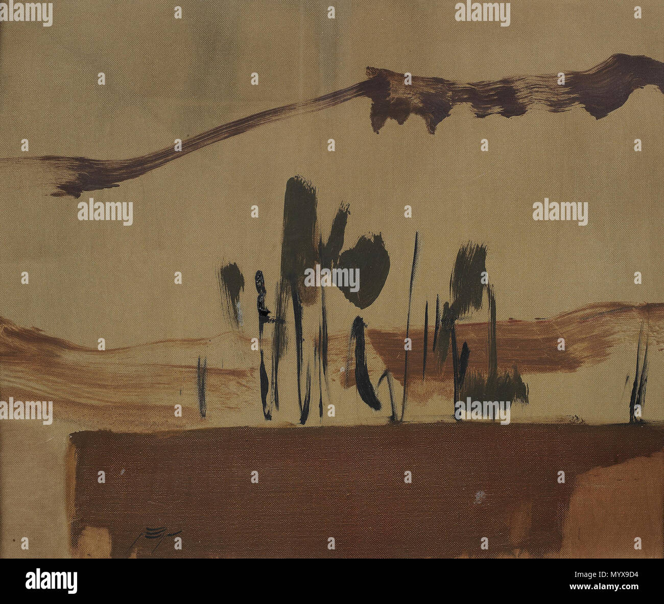 . Anglais : Sans Titre acrylique sur toile dans handmande châssis artistes signés en farsi (en bas à gauche), exécuté en 1967 38 x 45cm (14 15/16 x 17 11/16in). Provenance : acquis directement de l'artiste par le propriétaire actuel en Iran, 1967 . 1967. Sohrab Sepehri (1928-1980), peintre iranien Description poète et écrivain Date de naissance/décès 7 Octobre 1928 21 avril 1980 Lieu de naissance/décès Kashan Téhéran Téhéran Iran (lieu de travail) le contrôle d'autorité : Q469991 : VIAF ?41851171 ISNI : ?0000 0001 0891 0226 RCAC : ?n80002910 GND : ?119026546 028276809 WorldCat SUDOC : ?1 Untitled par Sohrab Sepehri (35) Banque D'Images