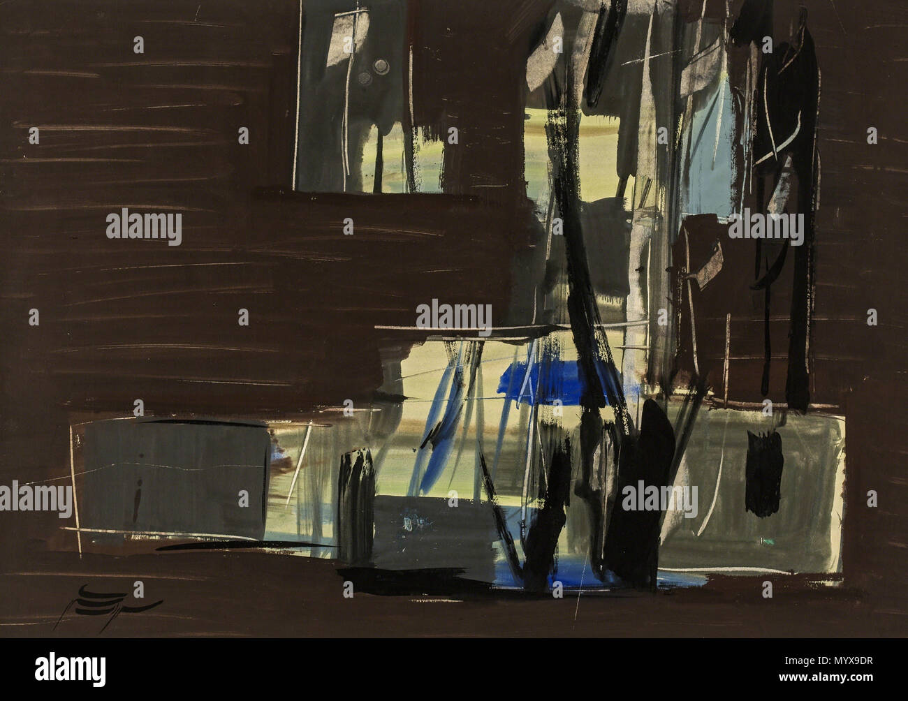 . Anglais : Sans titre, 1959-1963 L'huile, aquarelle et gouache sur papier 18 x 27 1/5 à 9/10 ; 48 × 69 cm Contact pour : . Entre 1959 et 1963. Sohrab Sepehri (1928-1980), peintre iranien Description poète et écrivain Date de naissance/décès 7 Octobre 1928 21 avril 1980 Lieu de naissance/décès Kashan Téhéran Téhéran Iran (lieu de travail) le contrôle d'autorité : Q469991 : VIAF ?41851171 ISNI : ?0000 0001 0891 0226 RCAC : ?n80002910 GND : ?119026546 028276809 WorldCat SUDOC : ?1 Untitled par Sohrab Sepehri (17) Banque D'Images