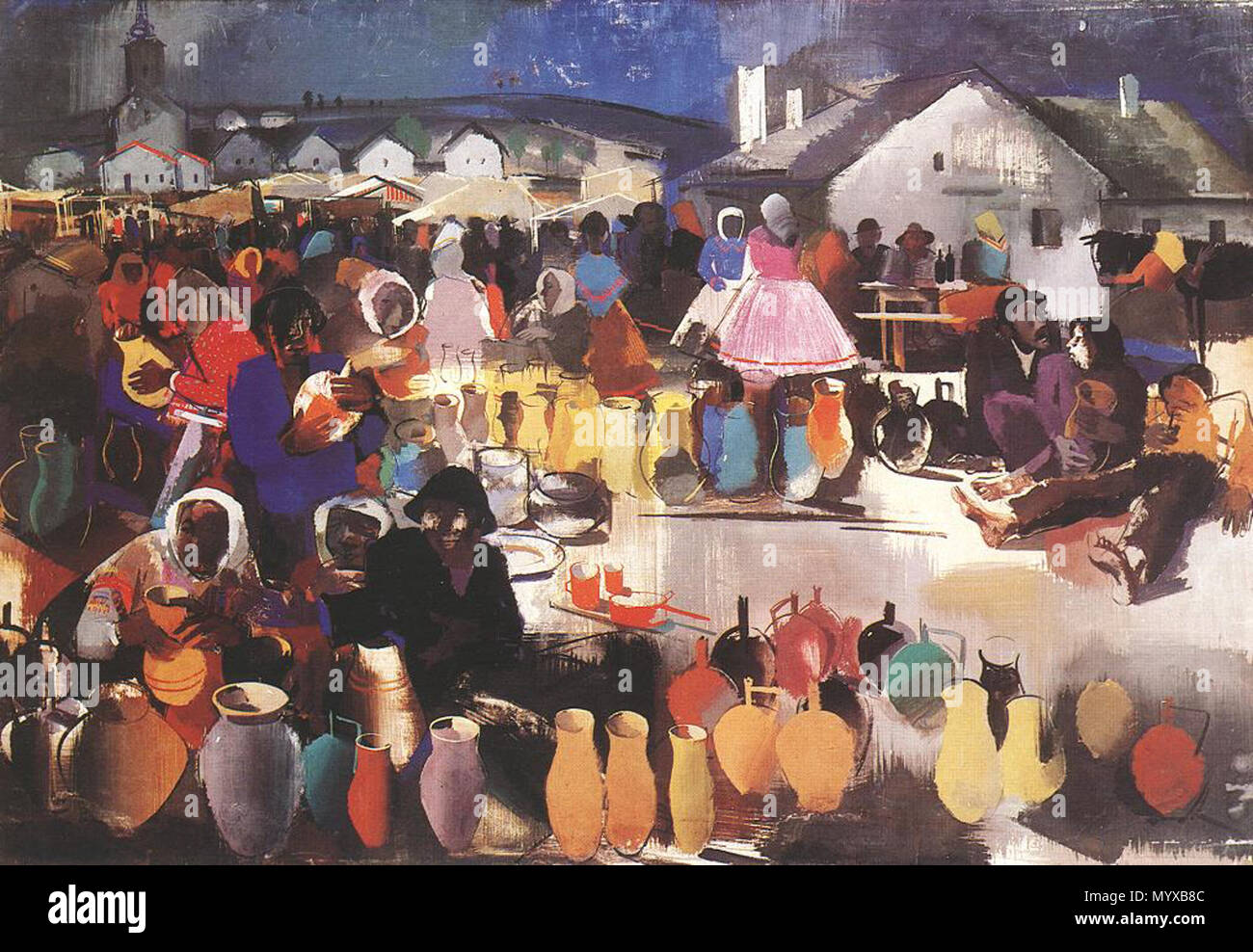 6 Aba-Novák Marché de la Céramique Banque D'Images