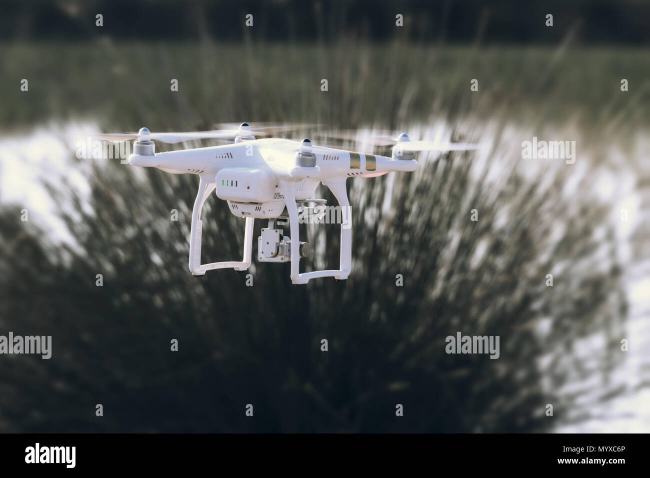 Close up of Drone flying Banque D'Images