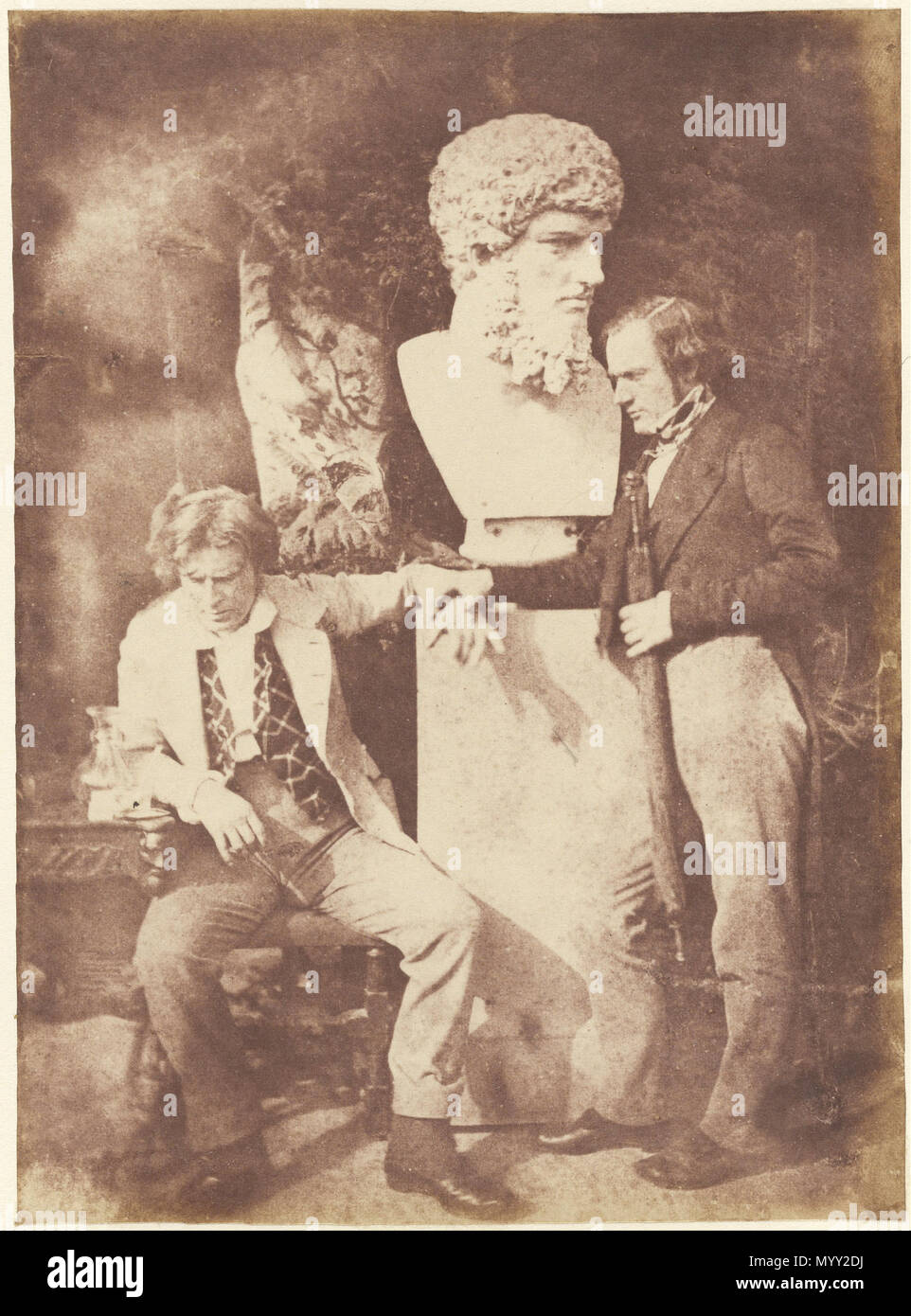 . [D. O. Hill et le professeur James Miller] . 1843 - 1847 48 Hill &AMP ; Adamson (Scottish, Actif 1843 - 1848) - (D. O. Hill et le professeur James Miller) - Google Art Project Banque D'Images