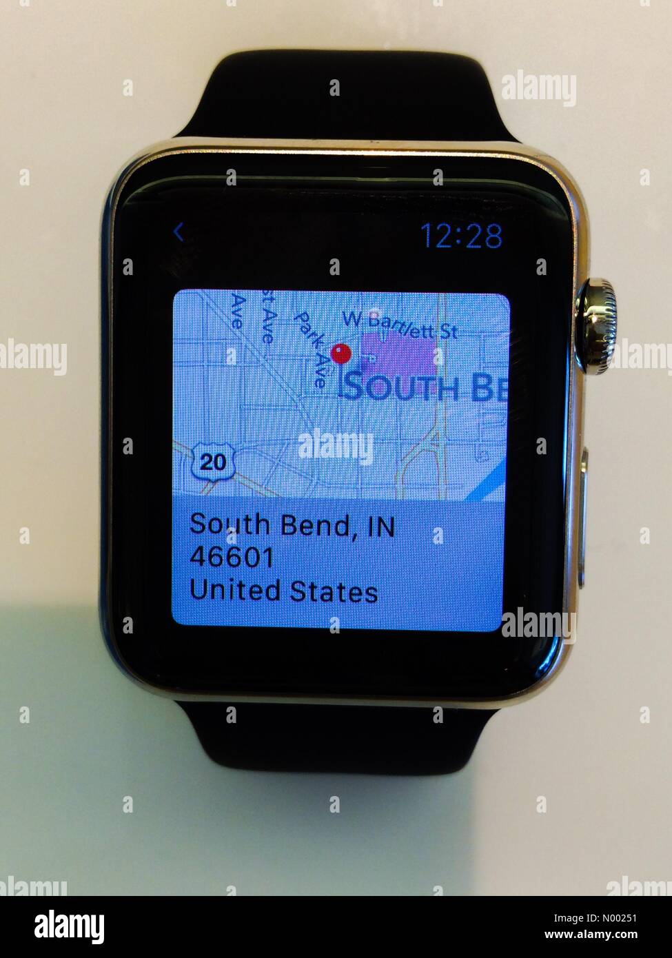 Montres d'Apple sont maintenant en vente à l'Apple Store. Banque D'Images