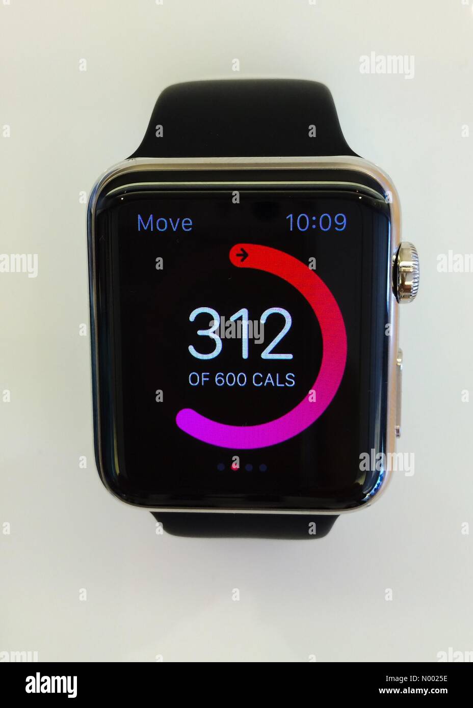 Montres d'Apple sont maintenant en vente à l'Apple Store. Banque D'Images